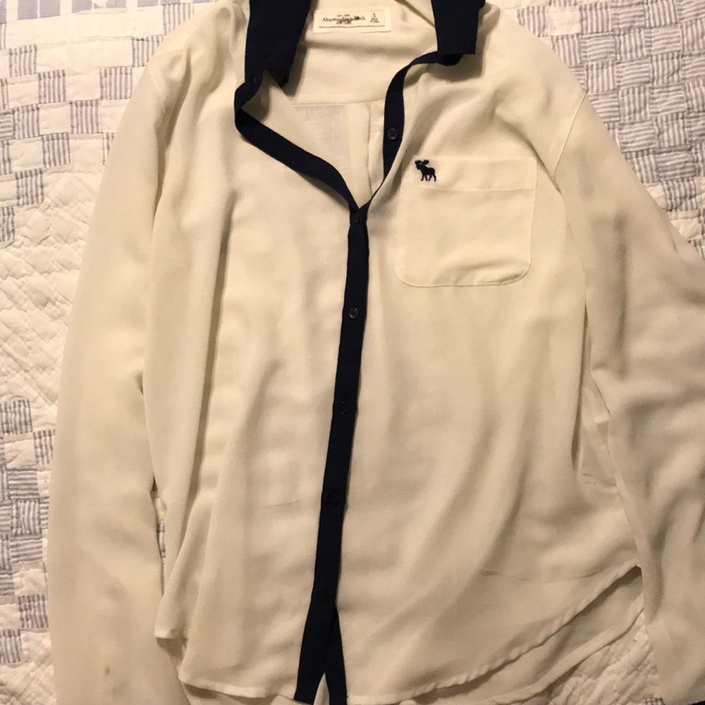 Sheer Abercrombie&Fitch Button Down